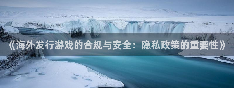 im电竞服装分店有几家：《海外发行游戏的合规与安全：隐私政策的重要性》