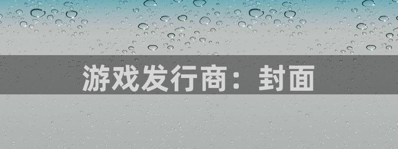 im电竞官网登录注册失败：游戏发行商：封面
