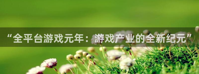 im电竞官网注册平台官网登录：“全平台游戏元年：游戏产业的全新纪元”